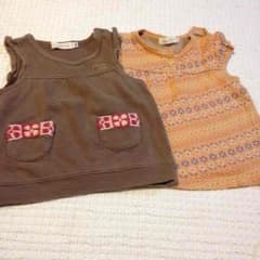 ぱらりのぷう様 専用 可愛いベスト セット 90のサムネイル