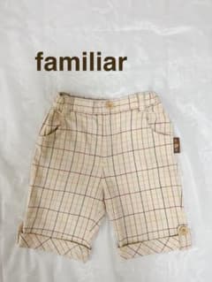 familiar ファミリア　ハーフパンツ　チェック柄　100㎝のサムネイル