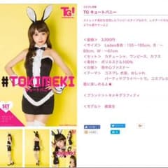 バニーガール バニー衣装 バニーハロウィン ハロウィン仮装のサムネイル