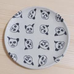 未使用 水野智路 パンダ 練り込み 小皿 - メルカリ