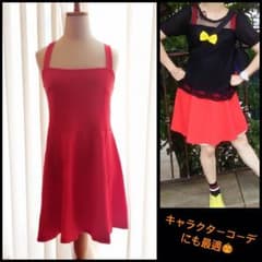pekoya様専用／H&M/ワンピース/Mサイズ/レッドのサムネイル