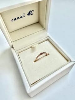 【箱&紙袋付き】canal 4℃ 3号　K10 ピンキーリング ピンクゴールド 箱&紙袋付き】canal 4℃ 3号 K10 ピンキーリング ピンクゴールド - メルカリ