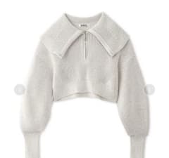 SNIDEL スキッパーニットプルオーバー - メルカリ