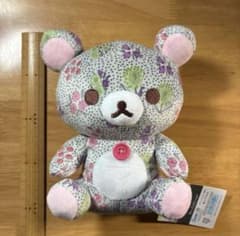 リラックマストア チェックワンピースと花冠がかわいいリラックマの