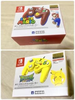 【2個セット】Switchコントローラー ピカチュウ HORI NSW-109のサムネイル