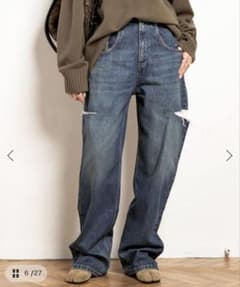 【あみ様専用】Maison Margiela カットアウトジーンズ 38のサムネイル