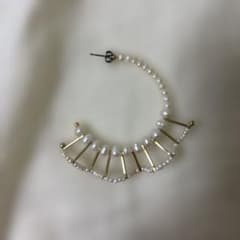 H.P FRANCE C.A.D ショートフリルピアス 極美品】H.P.FRANCE C.A.D. フリルピアス - メルカリ