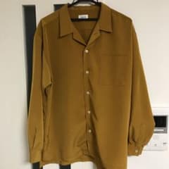 ☆YO☆様専用　JUNRED オープンカラー シャツ サテンのサムネイル