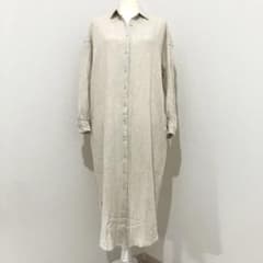 pattern torso 마혼 롱 셔츠 원피스 F