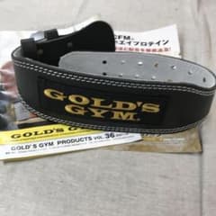 ゴールドジム(GOLD`S GYM) トレーニングレザーベルト G3368 XSのサムネイル