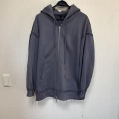 グレーオーバーサイズフードパーカーのサムネイル