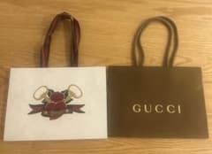 GUCCI ブラウン ショッパー 2点セット GUCCI ショッパー2点 - メルカリ