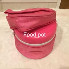 ほかほかランチ☀︎フードポット/お弁当箱(ピンク)のサムネイル