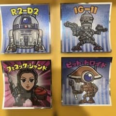 スターウォーズ ビックリマン コレクションシール 4枚セットのサムネイル