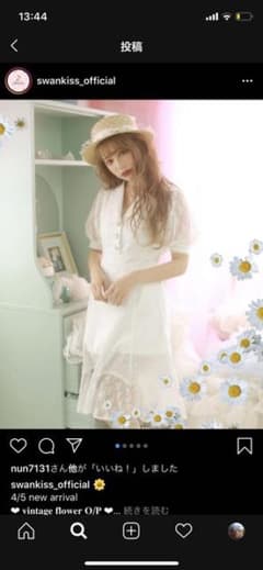 Swankiss 2019 SS ワンピースのサムネイル