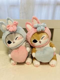 ♥コンプリート♥mofusand うさにゃんBIGぬいぐるみ　マスコット　セット mofusand が当たる ／ うさにゃんBIGぬいぐるみ（全2種）＆ うさにゃん