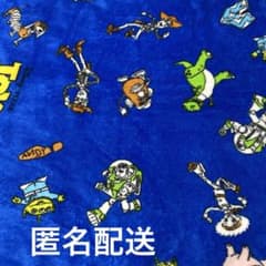 トイストーリー　ブランケット　青　ディズニー ストア　毛布