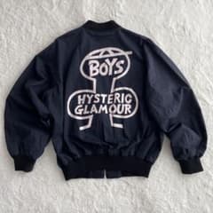 ヒステリックグラマー ビッグロゴ MA-1 ボンバージャケット 80s 