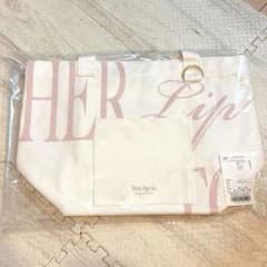 Herlipto ハリプ トートバッグ milky pink 名古屋 限定 Her lip to ハリプ トートバッグ milky pink 名古屋限定 - メルカリ