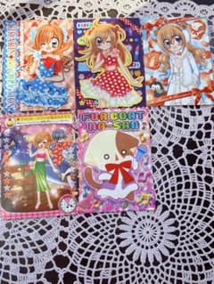 きらりんレボリューション アニメスタイル トレーディングカード 5枚
