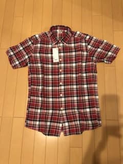 UNIQLO 半袖チェックシャツ Mサイズのサムネイル