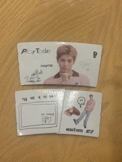 NCT 127 TAEYONG MEGA COFFEE カップスリーブ 2枚のサムネイル