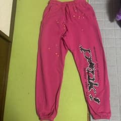SP5DER ピンク ジョガーパンツのサムネイル