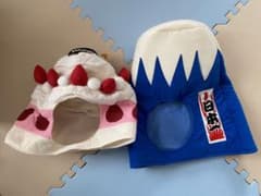 被り物　ケーキ　富士山　パーティグッズのサムネイル