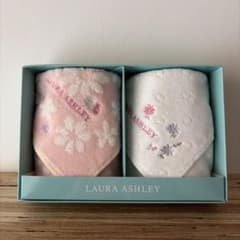 LAURA ASHLEY 花柄タオルハンカチ 2枚セットのサムネイル