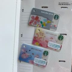 スタバ　カード　桜　さくら　サクラ　３枚のサムネイル