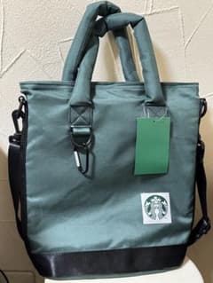 台湾限定　スターバックス　STARBUCKS グリーン トート保冷バッグのサムネイル