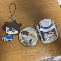 名探偵コナン ラバーキーホルダー 缶バッチ 江戸川コナン 怪盗キッド 安室透のサムネイル