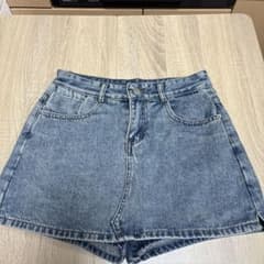 デニムキュロット ショートパンツのサムネイル