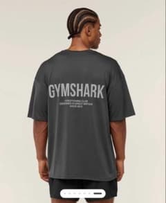 GYMSHARK OVERSIZED T-SHIRT（グレー）のサムネイル