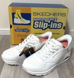 新品】スケッチャーズ☆スリップインズ☆ウノ イージーエア☆ホワイト
