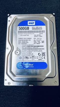 WD Blue 500GB HDD WD5000AZLX 本体のサムネイル