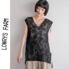 新品 LOWRYS FARM ３Ｄレースベスト