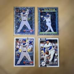 大谷翔平 Topps 75周年記念 MLBカード 4枚セットのサムネイル