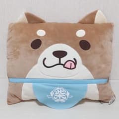 忠犬もちしば もちもちスクエア クッション 2 ＜もなか＞