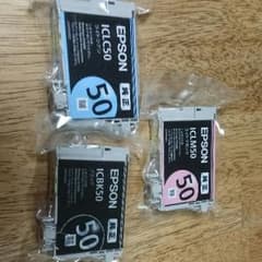 EPSON ICLC50 ライトシアン ライトマゼンタ ブラックのサムネイル