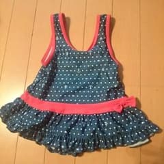 アンカー 水玉柄 水着 90cm 女の子のサムネイル
