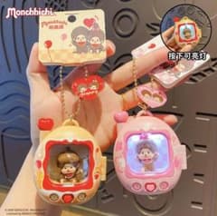 みーちゃん　4個モンチッチたまごっちキーホルダー2色セット 新品未使用 たまごっちモンチッチ光るキーホルダー 2点セット - メルカリ