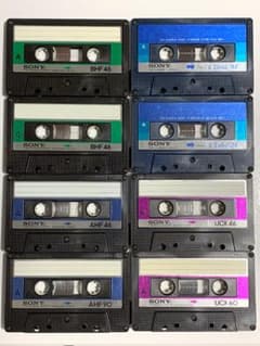 ソニーカセット中古 SONY 中古カセットテープ8本セット④ - メルカリ