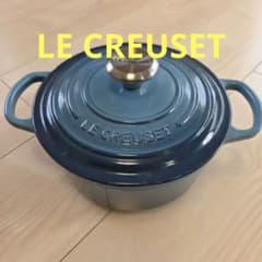 LE CREUSET 両手鍋 ブルー グラデーション LE CREUSET 両手鍋 ブルー グラデーション | Mercari