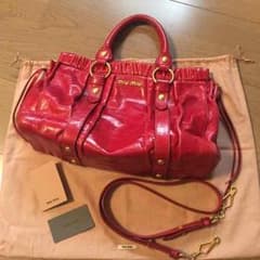 miumiu 2way ハンド＆ショルダーバッグのサムネイル