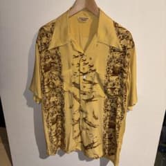 McCOY SPORTSWEAR HAWAII製 アロハシャツ 飛行機柄のサムネイル