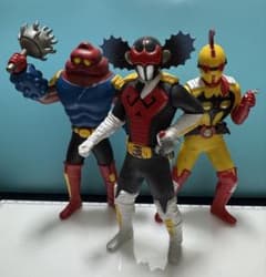 アクマイザー3 ソフビ魂 ジャンク 特撮 ザビタン イビル ガブラ 東映