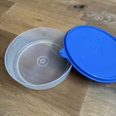 Tupperware 파란 저장 용기
