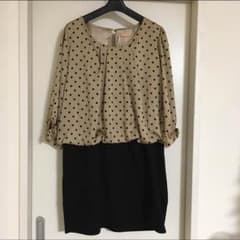 3Ｌ  切り替えワンピース    ドットのサムネイル