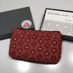 甲州印傳小銭入れ　赤のサムネイル